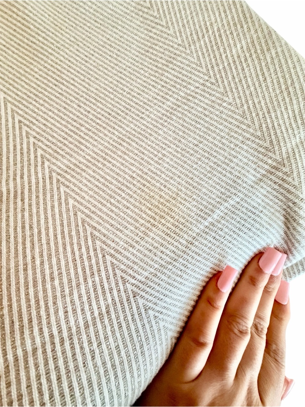 Threshold Rectangle Grey Cotton Blend Tablecloth 100”x54”